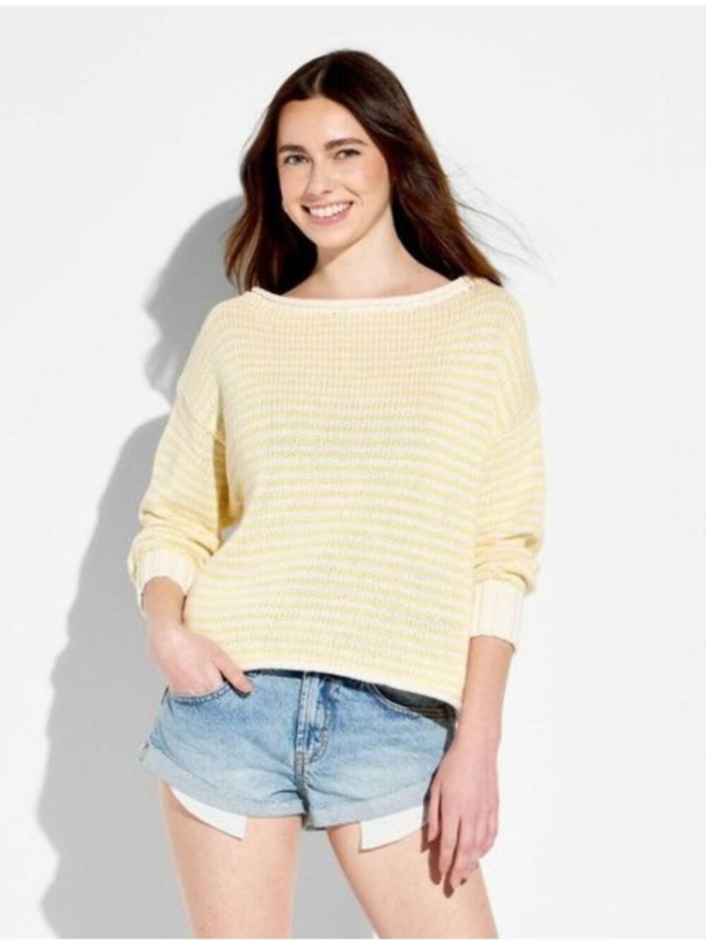 Wild Fable Womens Off Shoulder Sweater, Size S